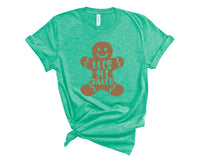 Let's Get Baked Gingerbread Man Tee-0