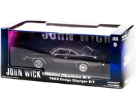 1968 Dodge Charger R/T Black with Black Vinyl Top 