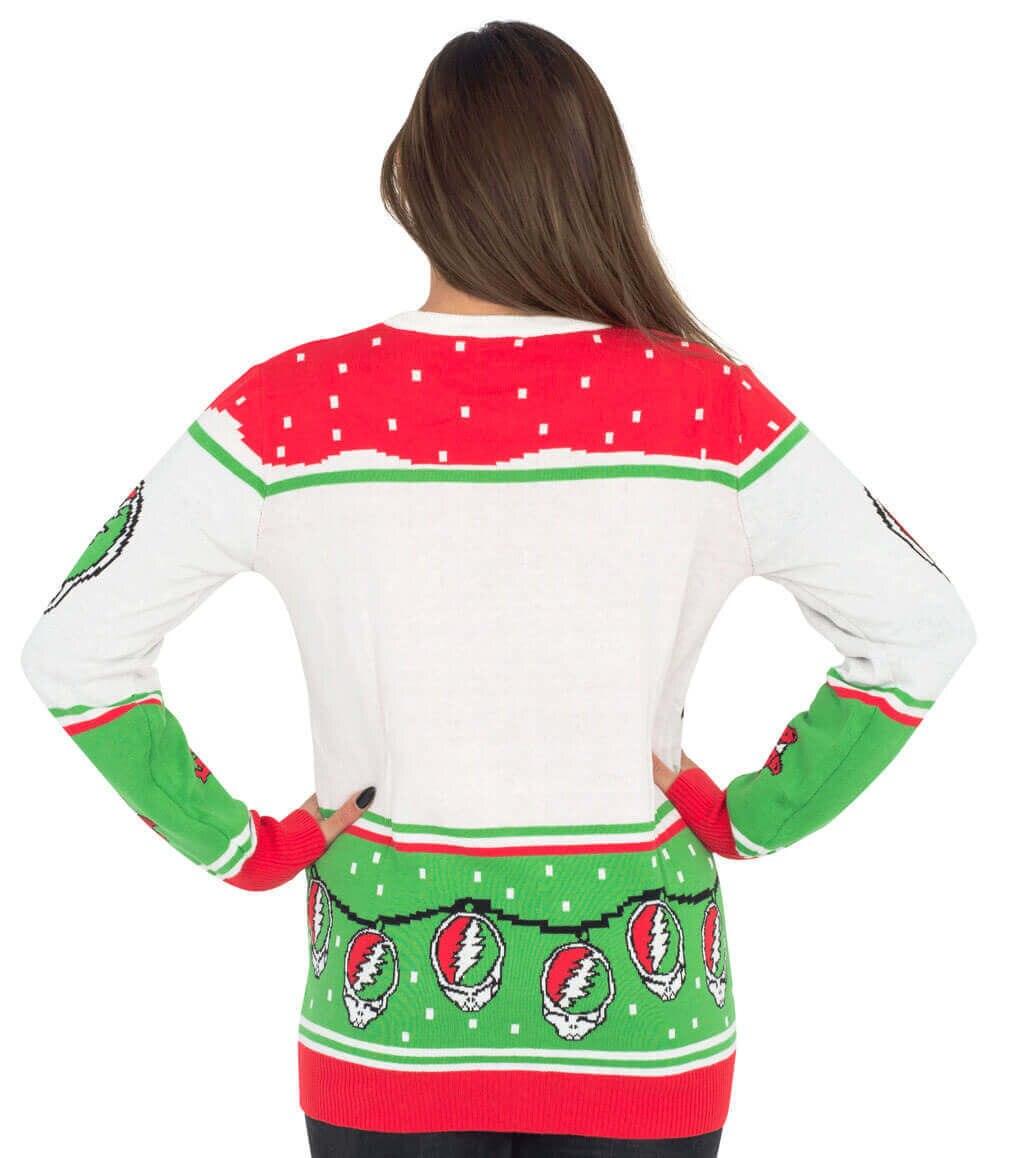 Grateful Dead Bears and Ornaments Christmas Sweater