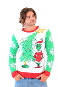 Grinch As Santa Ugly Christmas Sweater