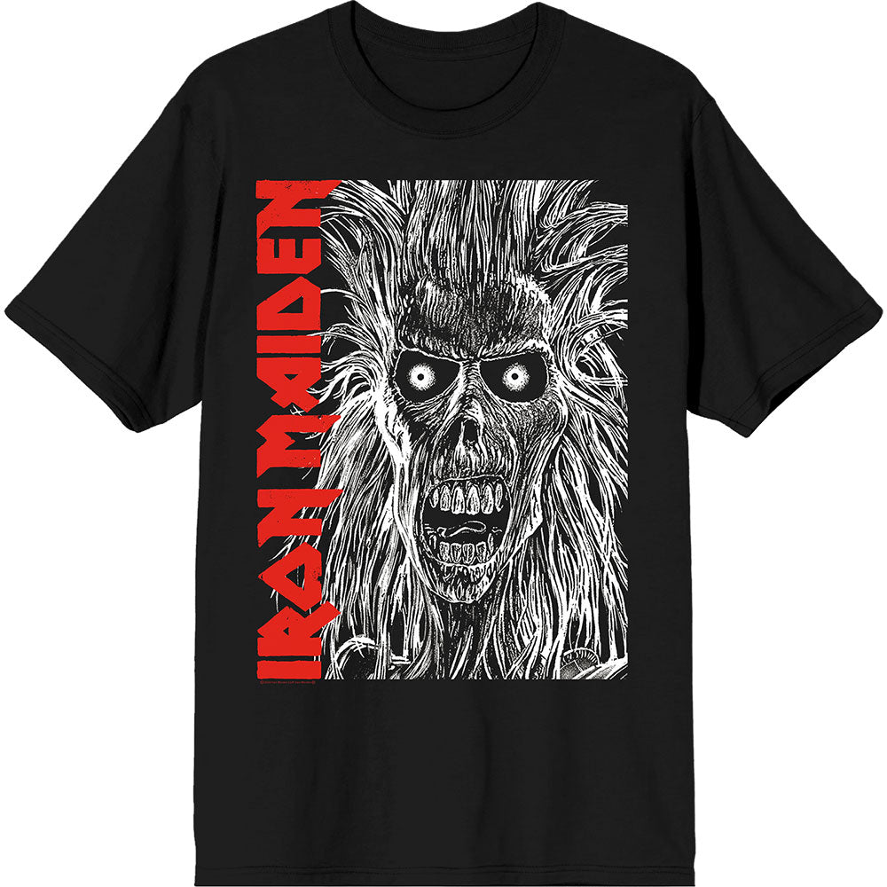 Iron Maiden Eponymous Face Red Logo []