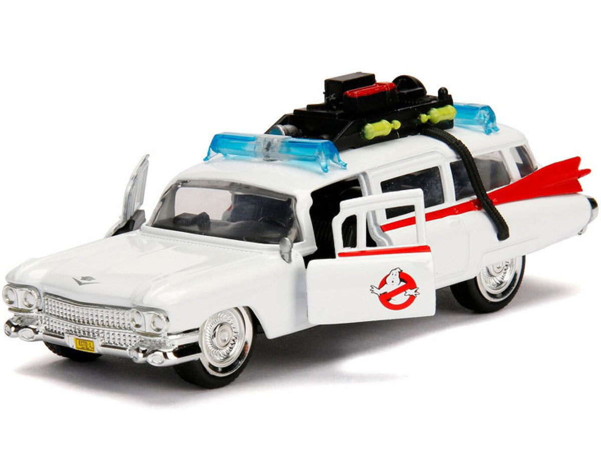 Cadillac Ambulance Ecto-1 from "Ghostbusters" Movie "Hollywood Rides" Series 1/32 Diecast Model Car by Jada-1