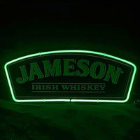 Jameson Irish Whiskey Acrylic with Glass Neon Signs