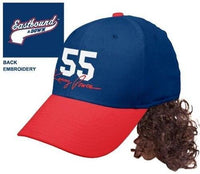 Kenny Powers 55 Baselball Cap Hat With Mullet Wig