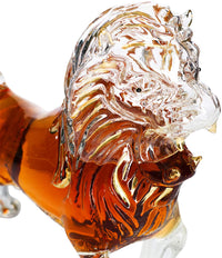 Lion Animal Whiskey and Wine Decanter The Wine Savant - Beautiful Profile of A Lion 500ml - Whiskey, Wine Scotch or Liquor Decanter-4