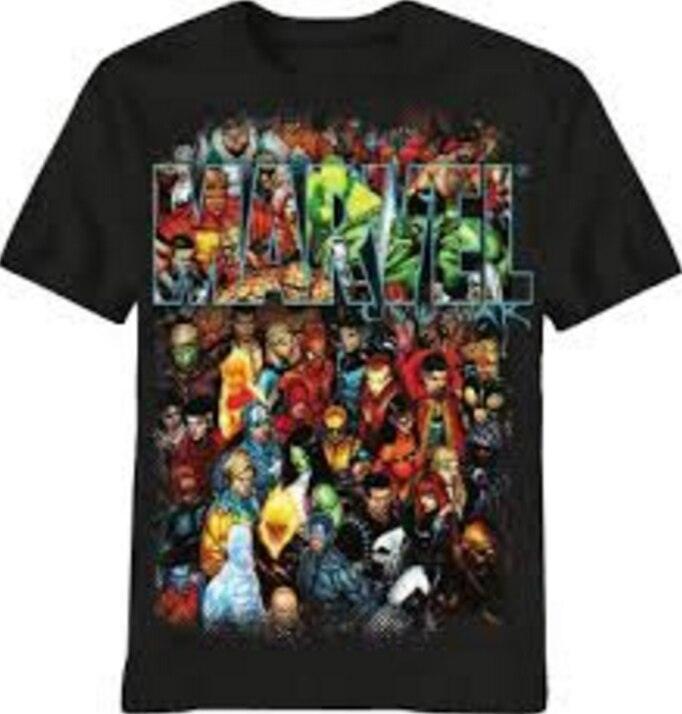 Marvel Group Shot Superheros T-shirt