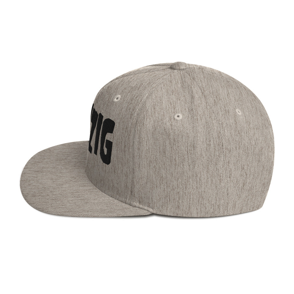 Danzig Classic Logo Grey Embroidered Snap Back Hat [Apparel]