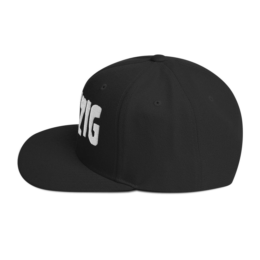 Danzig Classic Logo White Embroidered Snap Back Hat [Apparel]