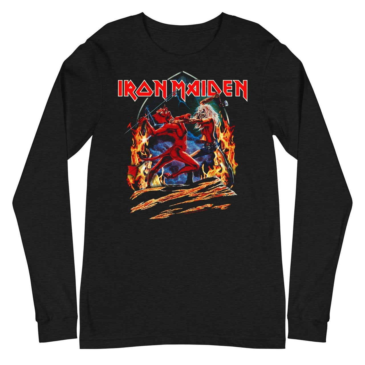 MerchMoment Iron Maiden - Devil Battle Long Sleeve T-Shirt [Apparel]
