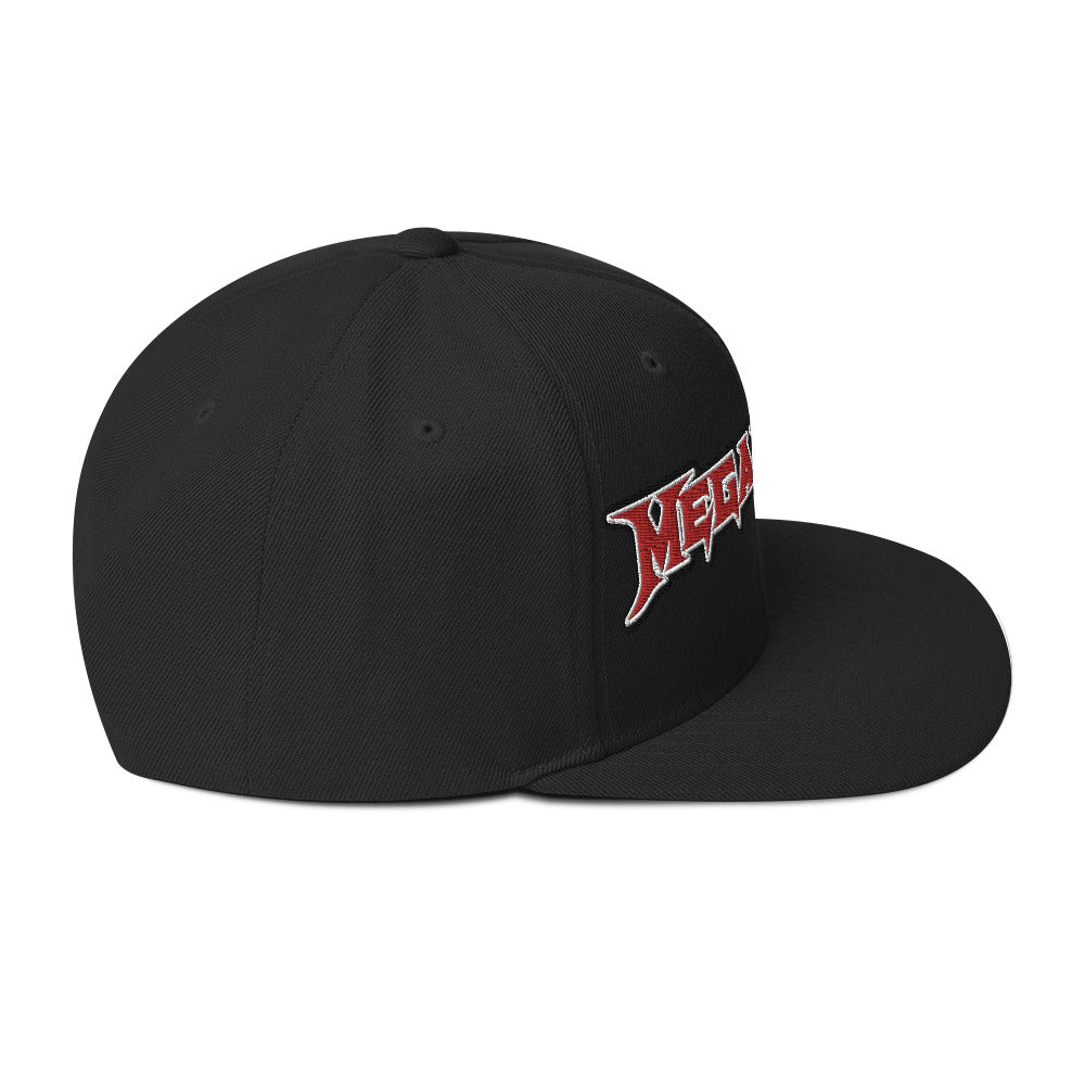MegaDeth Classic Logo Embroidered Snapback Hat [Apparel]