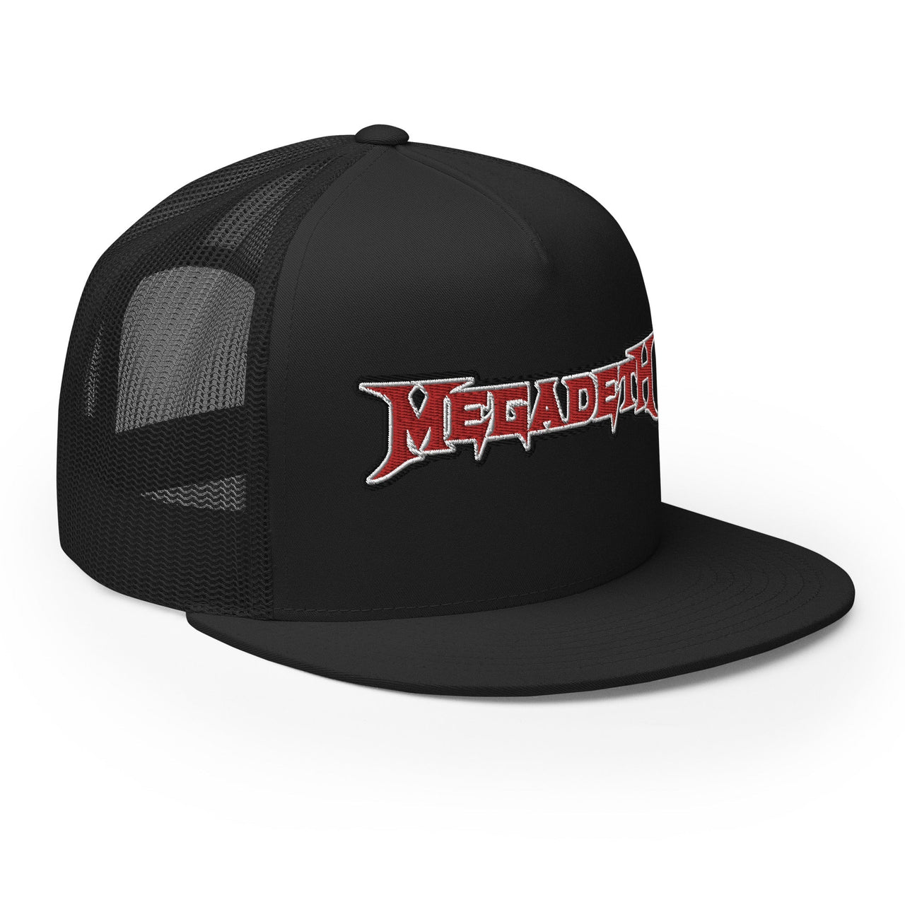 MegaDeth Electric Logo Embroidered Trucker Hat [Apparel]
