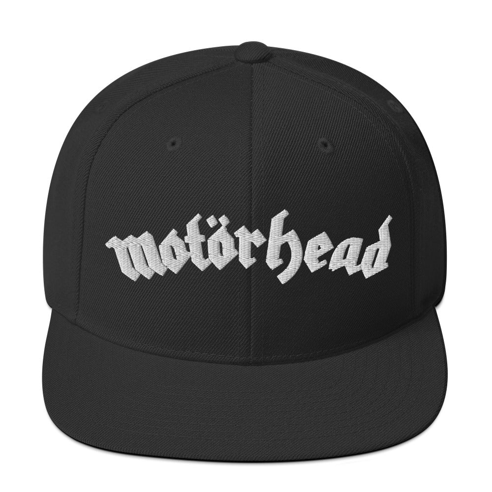 Motorhead Arched Logo Embroidered Snapback Hat [Apparel]