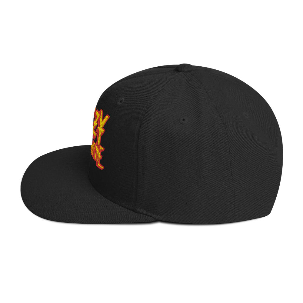 Ozzy Osbourne Black Embroidered Snapback Hat [Apparel]