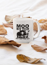 Moo Get Out The Hay Mug-0
