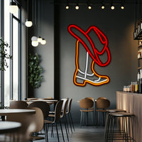 Western Metal Neon Wall Art- LN0175