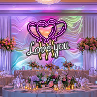 Love Balloons  Wedding Metal Neon Wall Art- LN0156