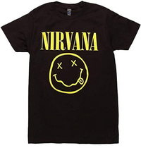 Nirvana Smiley Face Mens T-shirt