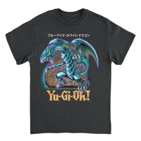 Yu-Gi-Oh Blue Eyes Dragon Black T-Shirt