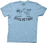 Paul Movie Evolve This! Jesus Shooting Darwin T-shirt