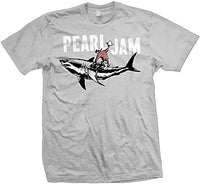 Pearl Jam Vedder Shark Cowboy Mens T-shirt Officially Licensed