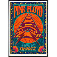 Pink Floyd 1970 Fillmore Show Poster Print
