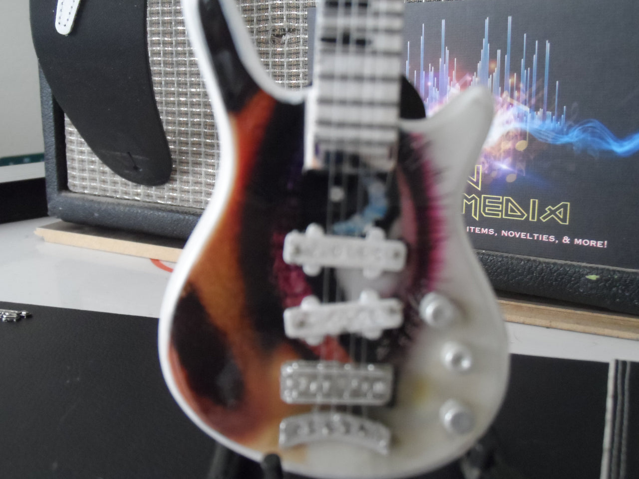 PRINCE (Artist Formerly Known)- One Eye 1:4 Scale Replica Bass Guitar~Axe Heaven