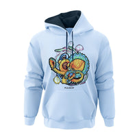Pulsar Ultra Soft Pullover Hoodie | Psychedelic Octopus | Blue-0