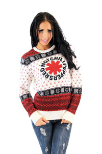 Red Hot Chili Peppers Rock Band Logo Ugly Christmas Xmas Sweater