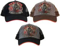 SAMCRO Men of Mayhem Adjustable Trucker Hat