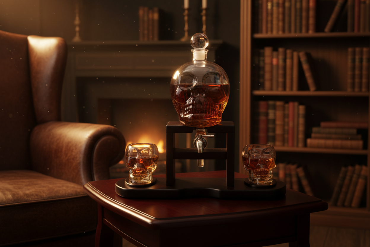 Skull Decanter Lifestyle Image