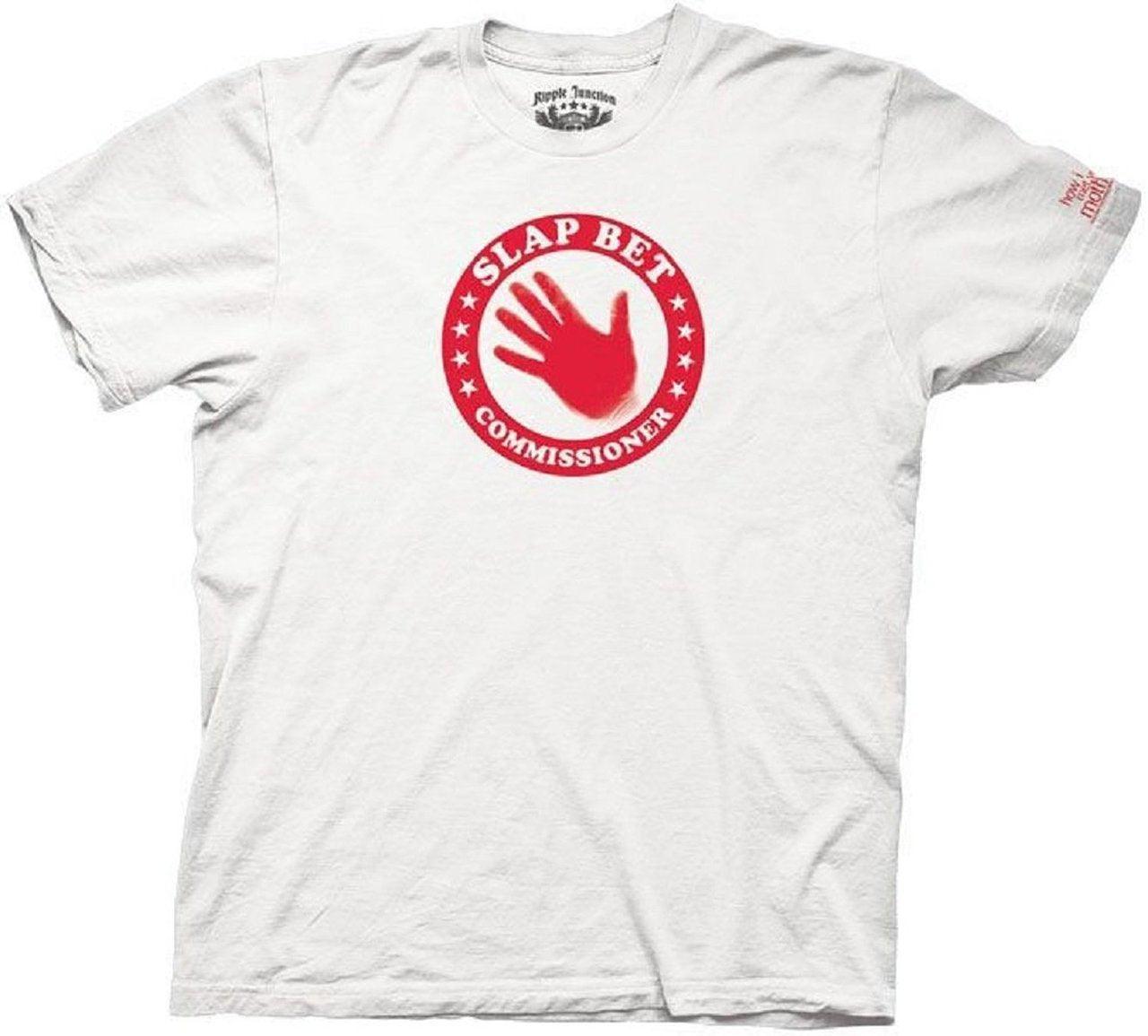 Slap Bet Commissioner White T-shirt