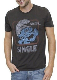 Smurfs Status Single Vintage Inspired T-shirt