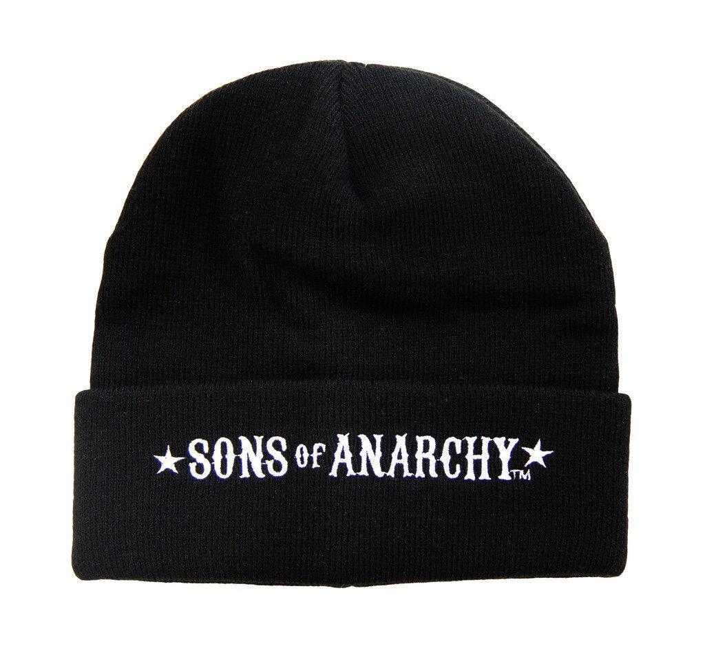 Sons of Anarchy Stars Black Cuff Beanie