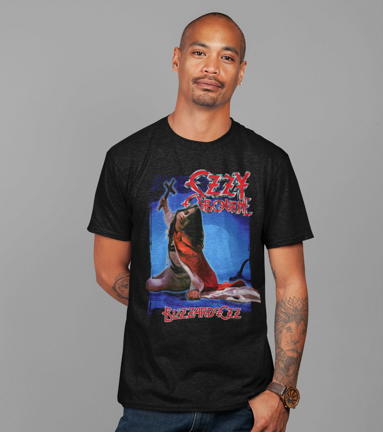 Stakes Ozzy Osbourne - Blizzard Of Oz Jumbo Print T-Shirt [Apparel]