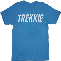 Star Trek Trekkie Turquoise Blue Adult T-Shirt