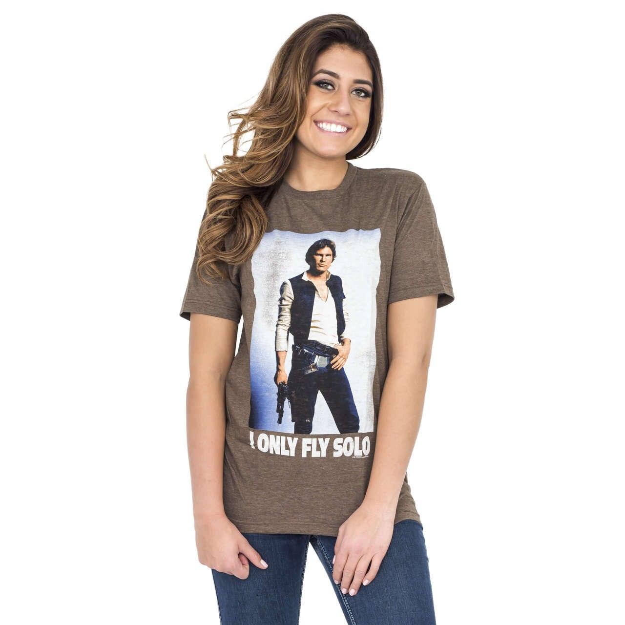 Star Wars Han Solo I Only Fly Solo T-Shirt
