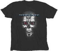Terminator Endoskeleton Face Washed T-shirt