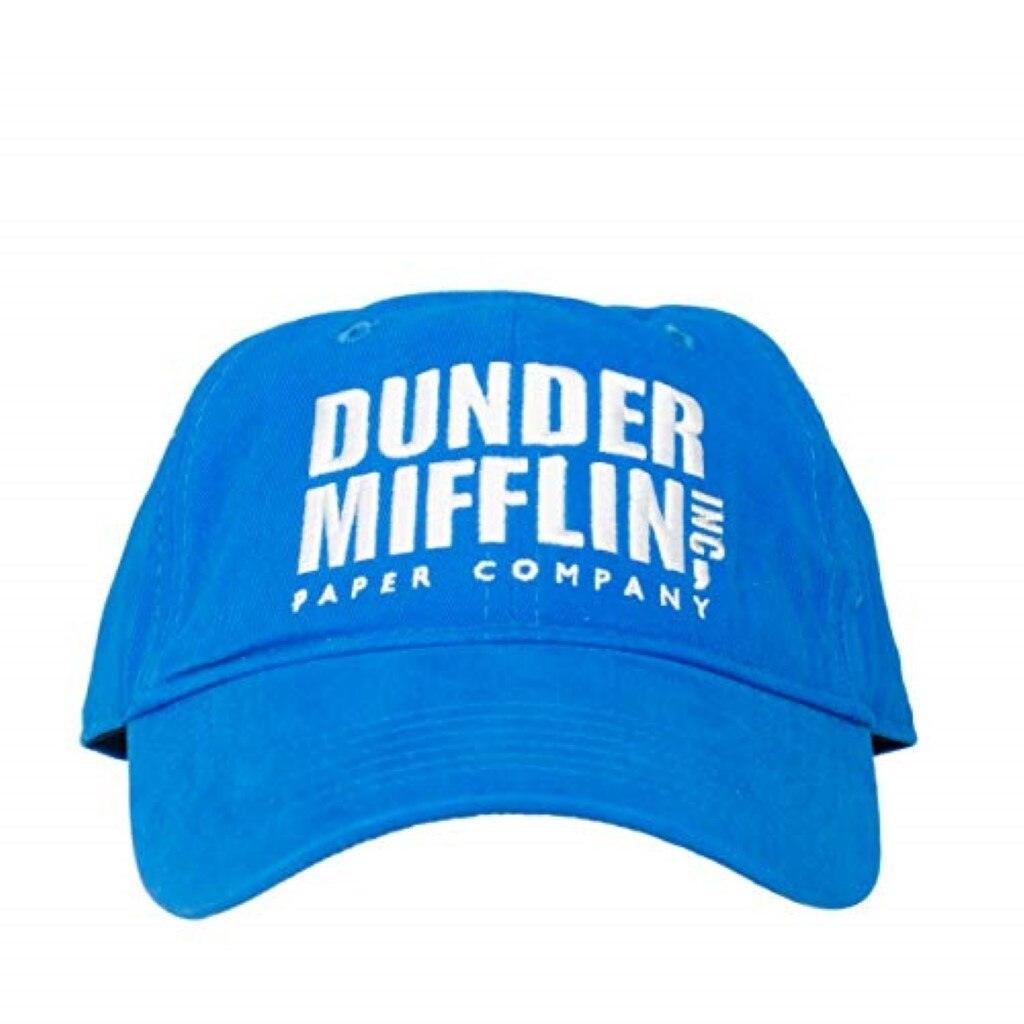 The Office Dunder Mifflin Paper Company Adjustable Hat Blue