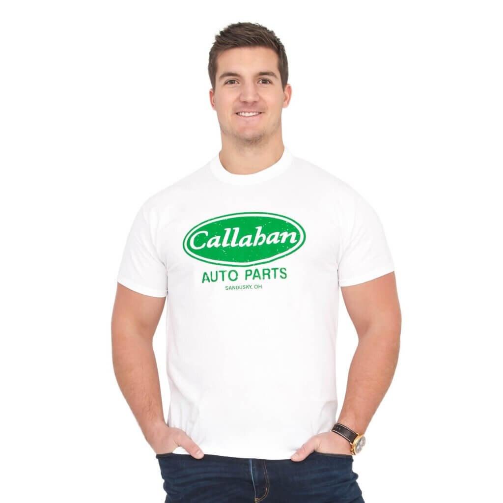 Tommy Boy Callahan Auto Parts White T-shirt