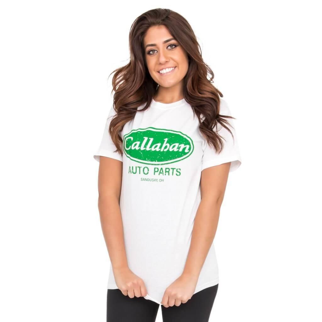 Tommy Boy Callahan Auto Parts White T-shirt