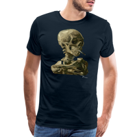 Van Gogh Skull of a Skeleton with Burning Cigarette 1886 T-Shirt-1
