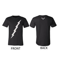 Weezer Guitar Strap Lightning Bolt Mens T-shirt