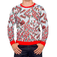 Where is Waldo Santa Sleds Long Sleeve Sweater