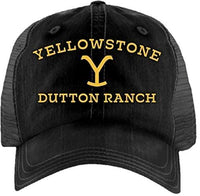 Yellowstone Dutton Ranch Black Trucker Hat 66-11