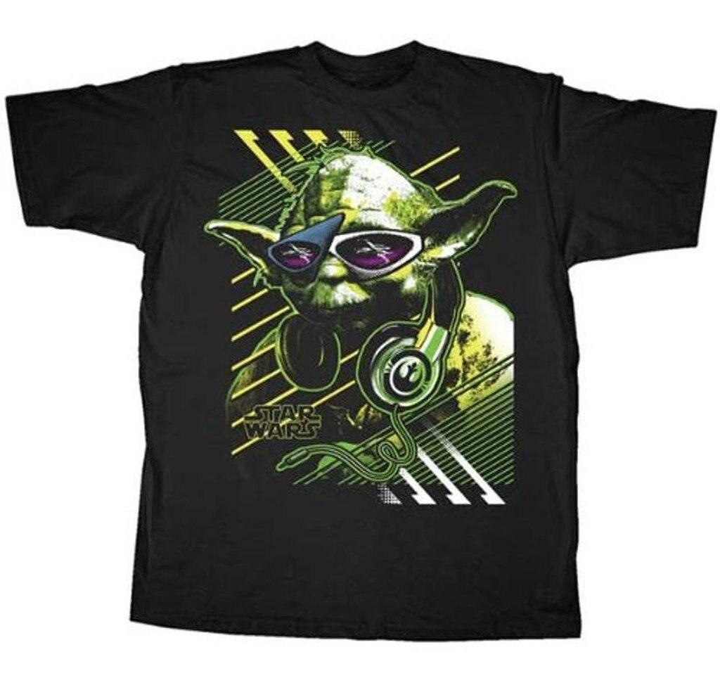 Yoda Headphones and Shades T-shirt