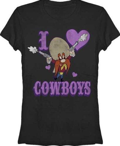Yosemite Sam I Heart Love Cowboys T-shirt