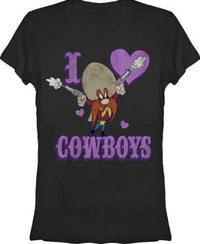 Yosemite Sam I Heart Love Cowboys T-shirt